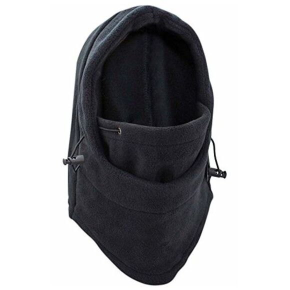 Snood Hat Ski Mask With Drawstring - Picture 3 of 6